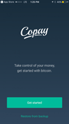 Copay Bitcoin Wallet on iOS