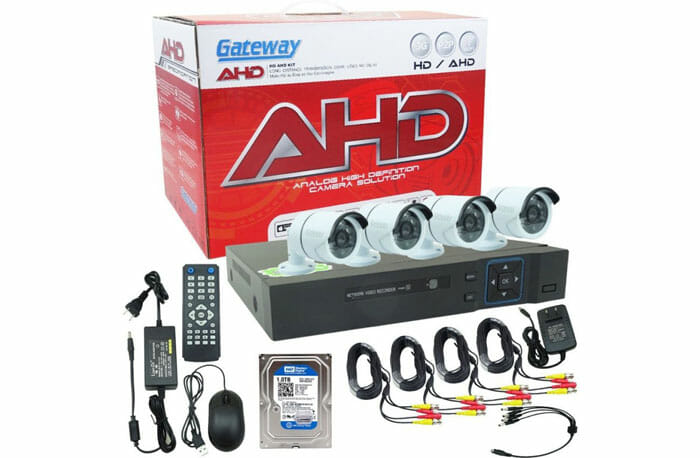 Gateway AHD CCTV ชุดกล้องวงจรปิด 4 กล้อง HD Gateway-J-860 - White