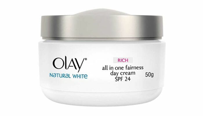 Olay ครีมบำรุงผิวหน้า Natural White Rich Day Cream SPF 24