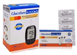 Glucosure Autocode Blood Glucose Meter เครื่องวัดน้ำตาลในเลือด เครื่องตรวจน้ำตาล