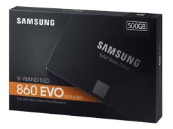 Samsung 500GB 860 EVO SATA 6GB/s 2.5" SSD
