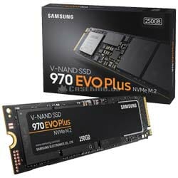 SAMSUNG 970 EVO Plus 250GB M.2 NVMe PCI-E 3.0 x4 SSD