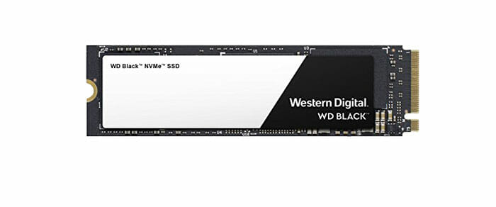 WD BLACK 250GB SSD M.2 2280 PCIe NVMe 3.0 x4